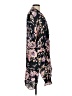 Ganni Floral Black Kimono Size M - photo 4