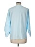 Adrienne Vittadini Blue 3/4 Sleeve Blouse Size L - photo 2