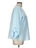 Adrienne Vittadini Blue 3/4 Sleeve Blouse Size L - photo 4