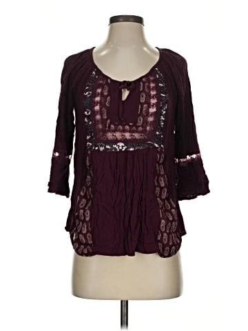 Forgotten Grace 3/4 Sleeve Blouse (view 1)