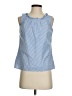 Talbots 100% Cotton Blue Sleeveless Blouse Size S (petite) - photo 1