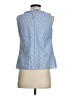 Talbots 100% Cotton Blue Sleeveless Blouse Size S (petite) - photo 2