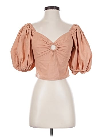 Abercrombie & Fitch Short Sleeve Blouse (view 1)