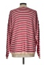 Unbranded 100% Rayon Stripes Red Pullover Sweater Size L - photo 2