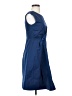 Weekend Max Mara Solid Blue Casual Dress Size 6 - photo 4
