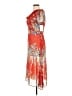 Assorted Brands Floral Orange Cocktail Dress Size 12 - photo 5
