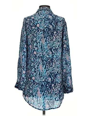 Tolani Long Sleeve Silk Top (view 2)