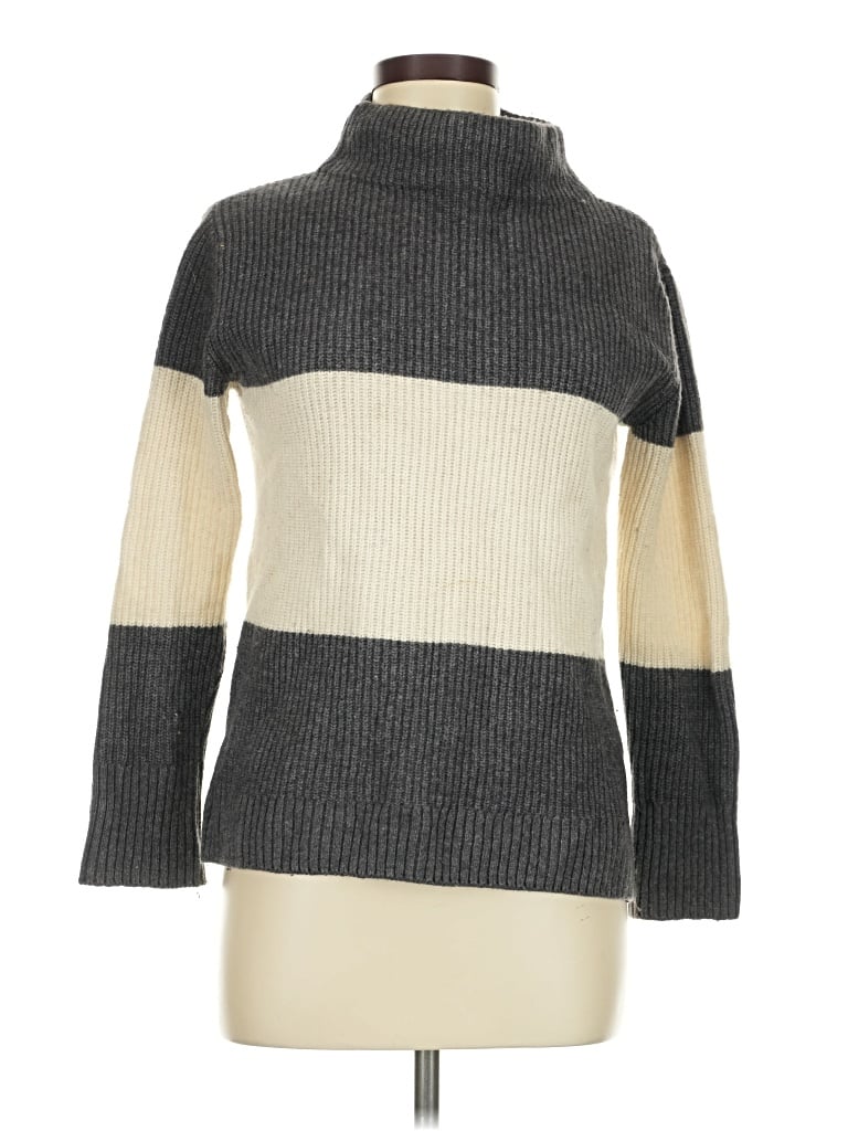 Pre-owned Barbour Wool Pullover Sweater In Gray