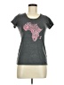 Assorted Brands Print Gray Short Sleeve T-Shirt Size M - photo 1