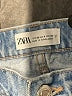 Zara 100% Cotton Blue Jeans Size 4 - photo 7