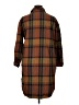 Unbranded Plaid Brown Coat Size XL - photo 2