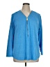 Carmen Carmen Marc Valvo Blue Pullover Sweater Size 1X - photo 1