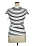 Primary 100% Cotton Stripes Ivory Short Sleeve Turtleneck Size 14 - photo 2
