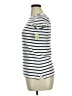 Primary 100% Cotton Stripes Ivory Short Sleeve Turtleneck Size 14 - photo 5