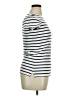 Primary 100% Cotton Stripes Ivory Short Sleeve Turtleneck Size 14 - photo 4