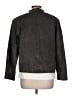Chico's 100% Leather Gray Leather Jacket Size Lg (2) - photo 2