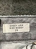 PacSun 100% Cotton Chevron-herringbone Gray Jeans Size 25 waist - photo 9