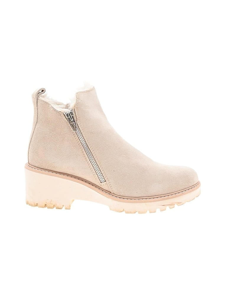 Pre-owned Dolce Vita Ankle Boots In Tan