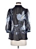 Label by Ritu Kumar 100% Viscose Blue 3/4 Sleeve Blouse Size S - photo 1