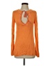 Central Park West Orange Long Sleeve Top Size S - photo 1