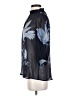 Label by Ritu Kumar 100% Viscose Blue 3/4 Sleeve Blouse Size S - photo 5