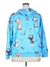 Unbranded 100% Polyester Print Blue Windbreaker Size XXL - photo 2