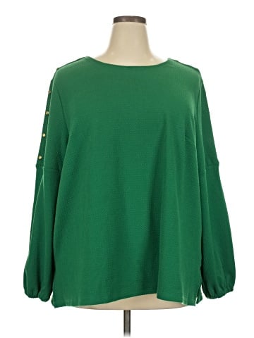 Liz Claiborne Long Sleeve Blouse (view 1)