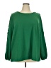 Liz Claiborne Green Long Sleeve Blouse Size 2X - photo 1