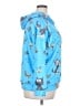 Unbranded 100% Polyester Print Blue Windbreaker Size XXL - photo 4