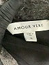 Amour Vert Solid Black Casual Dress Size M - photo 7