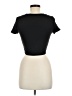 Shein Black Short Sleeve T-Shirt Size 6 - photo 2
