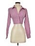 Shein Purple Long Sleeve Blouse Size 2 - photo 1
