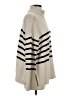 Gap 100% Cotton Stripes Ivory Turtleneck Sweater Size S - photo 4