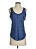 Cinq à Sept 100% Cupro Blue Sleeveless Blouse Size XS - photo 1