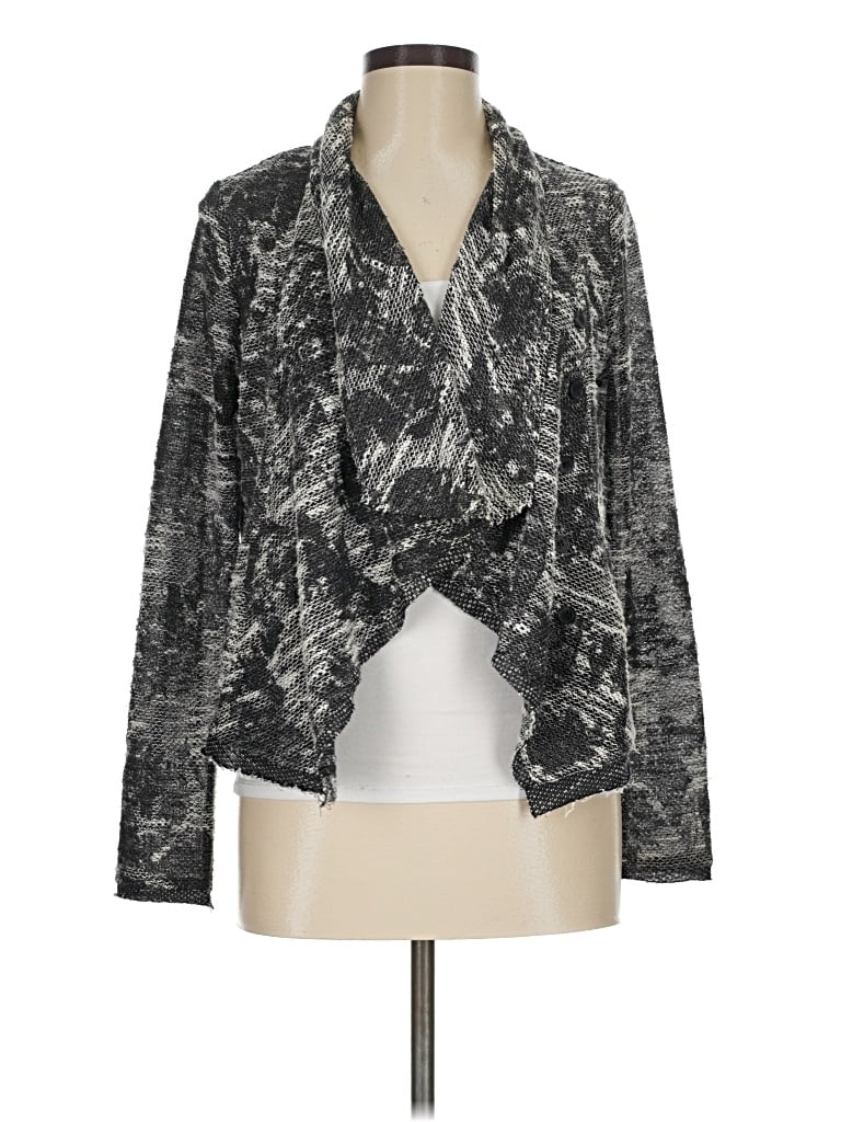 Pre-owned Mystree Cardigan Sweater In Gray