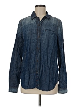 7 For All Mankind Long Sleeve Button Down Shirt