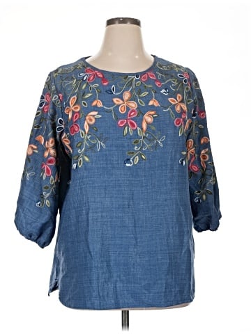 Assorted Brands 3/4 Sleeve Blouse (view 1)