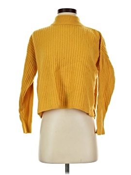 Madewell (Re)sourced Cashmere Ribbed Mockneck Pullover Sweater