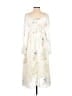 DAZY 100% Polyester Floral Ivory Casual Dress Size S - photo 2