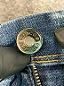 Chico's Chevron-herringbone Blue Jeans Size Lg (2) - photo 7