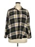 Old Navy 100% Cotton Plaid Green 3/4 Sleeve Button-Down Shirt Size XXL - photo 1