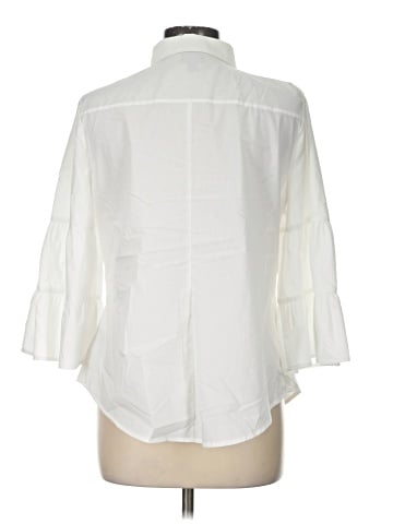 Worthington 3/4 Sleeve Button-Down Shirt (view 2)
