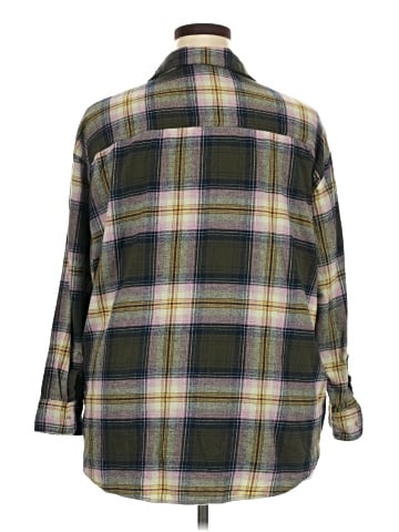 Old Navy 3/4 Sleeve Button-Down Shirt (view 2)