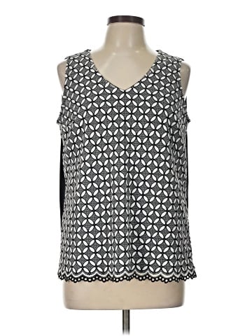Roz & Ali Sleeveless Blouse (view 1)