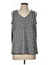 Roz & Ali Gray Sleeveless Blouse Size L - photo 1