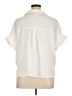 New Look 100% Polyester Solid Ivory White Short Sleeve Blouse Size 16 - photo 2