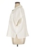 New Look 100% Polyester Solid Ivory White Short Sleeve Blouse Size 16 - photo 5