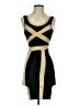 Bebe Color Block Black Cocktail Dress Size XS - photo 1