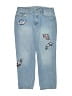 Gap Kids 100% Cotton Graphic Blue Jeans Size 14 - photo 1
