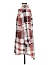 Shein 100% Polyester Plaid Burgundy 3/4 Sleeve Blouse Size XL - photo 5